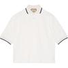 GUCCI SS24 Polo Shirt Men's Ivory White 768508-XJF5S-9275
