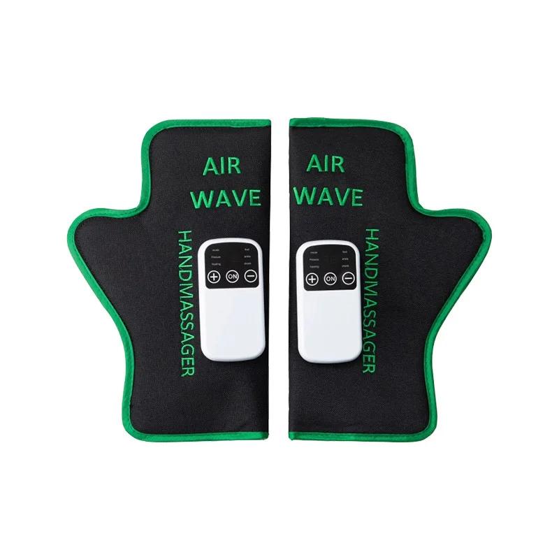 Air Compression Circulation Hand Massage Pneumatic Glove Device With Hot Compress Function Relieve Arthritis Relax Hand Muscle