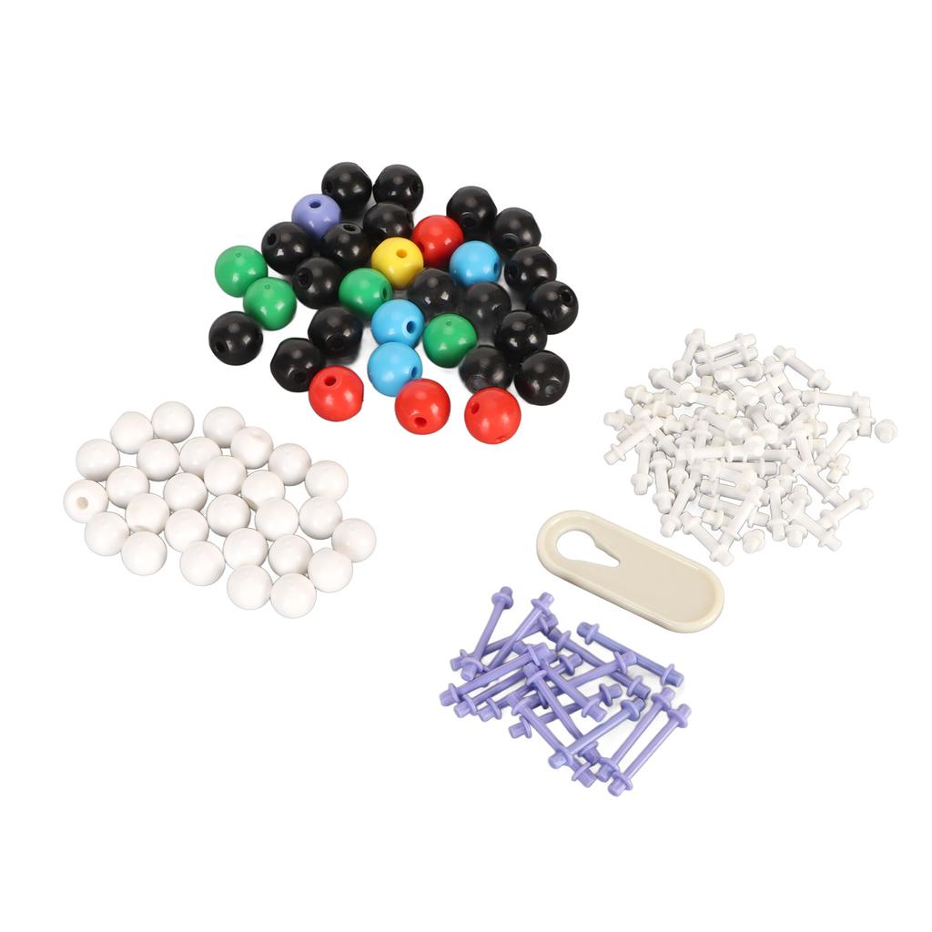 136PCS Organic Chemistry Molecular Model 59 Atoms 76 Links 1 Link Remover Tool Molecular Structure Modeling Kit for