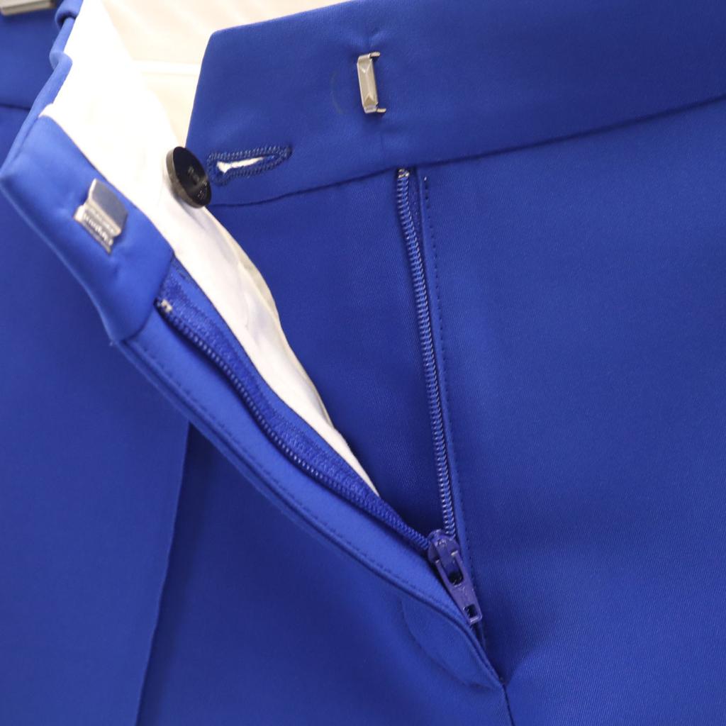 Celine Made In Italy Tapered Pants 34 Blue Women Used