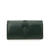 New women's wallet solid color fashion long wallet fashion magnetic buckle change purse