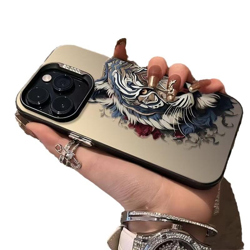 Guochao Tiger Is Suitable for Apple 16Promax Mobile Phone Case iPhone15Pro Advanced 14Pro New 17 Ideas