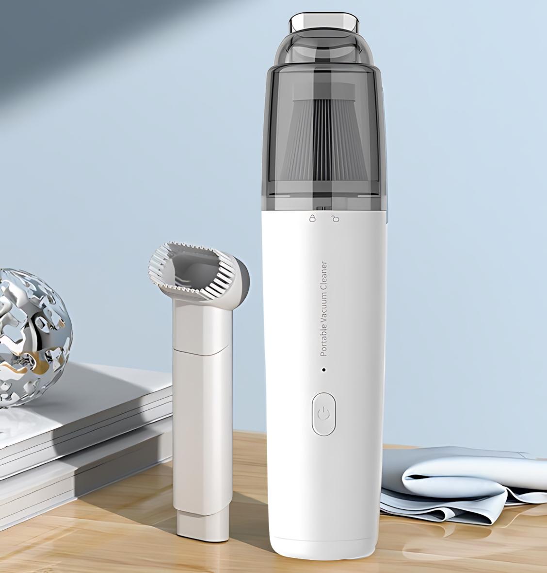 Vacuum Cleaner Mini Car Cleaning Powerful Suction Handheld Car Vacuum Cleaner Rechargeable for Car and Home Auto Vacuum Cleaner