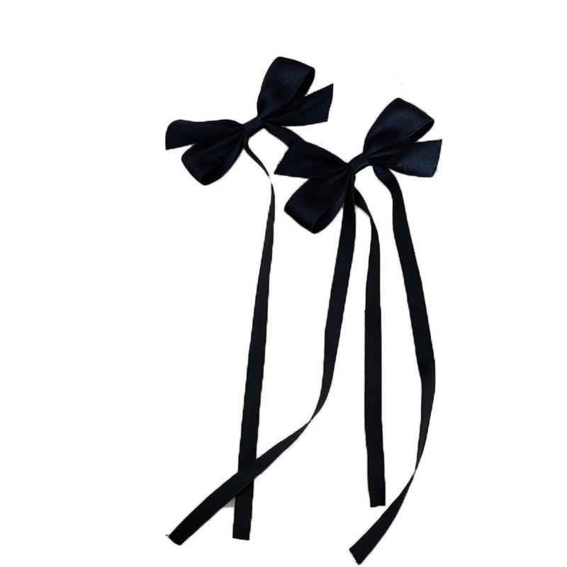 Summer Sweet Girl Ribbon Bow Hairpin - Girly Duckbill Clip