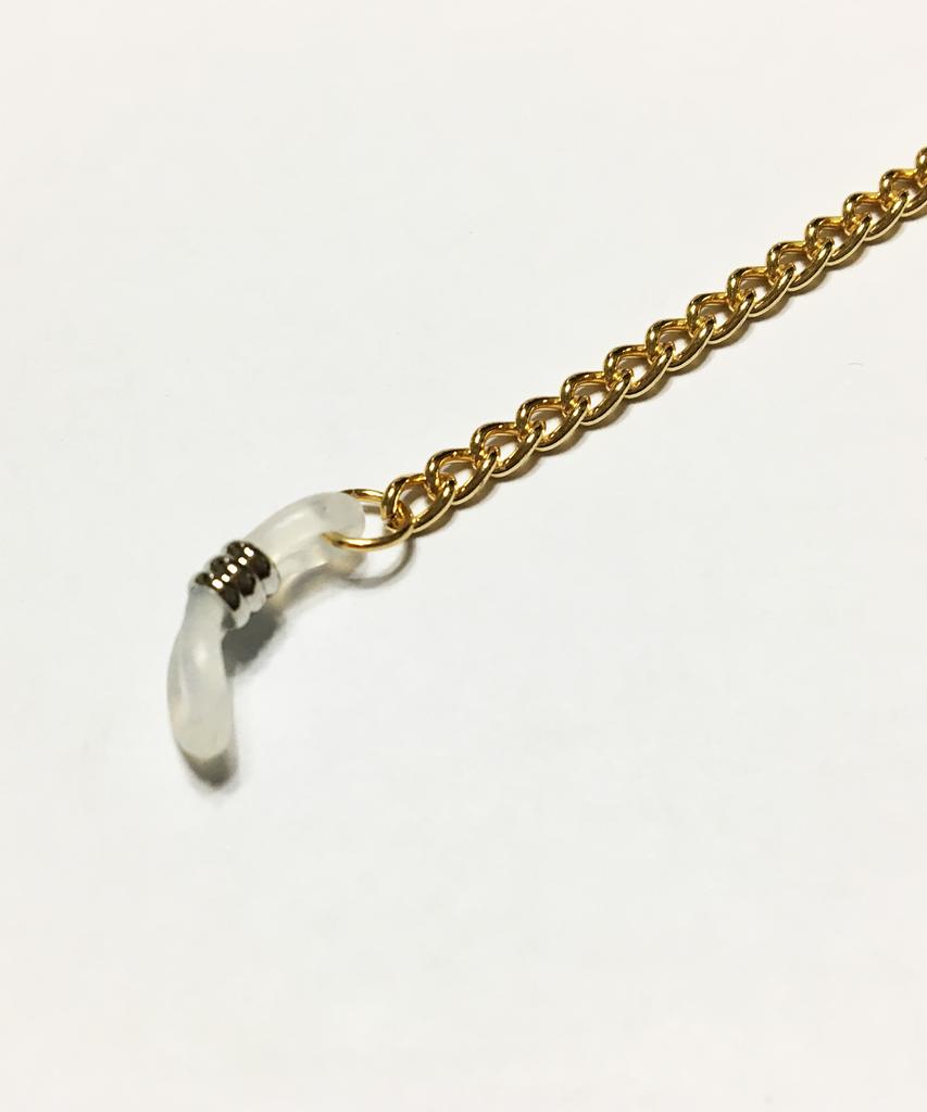 Segseuto [Surgical Steel][Eyeglass Chain] W-Type 001 E.L Gold