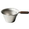 ABKP-Graduated Hand-Brewed Coffee Filter With Handle Pure Titanium For Espresso Measuring Cup Marking For Perfect Brewing
