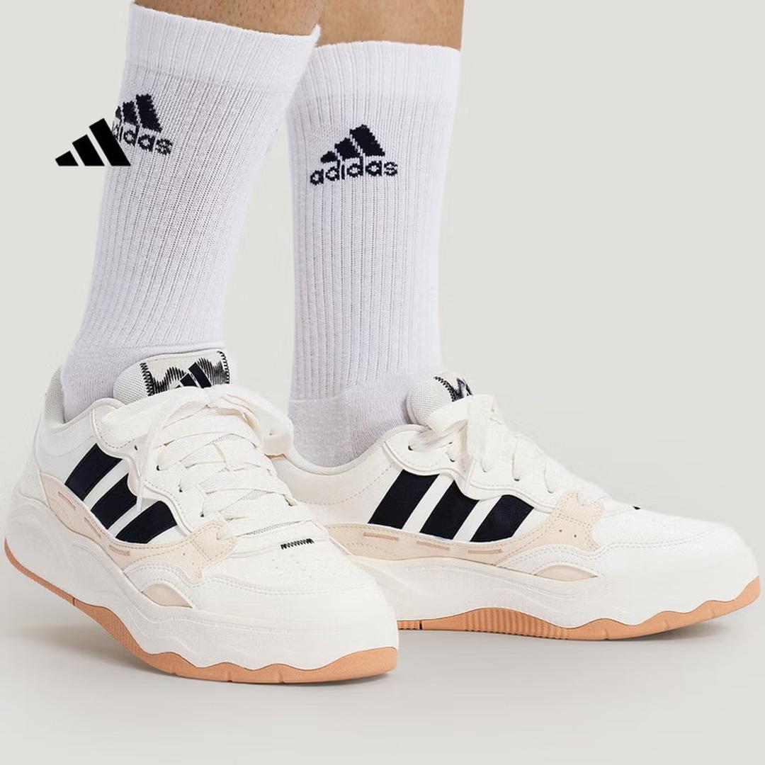 Adidas LITE SHUFFLE Ultra-light Shoes Versatile Sneakers Slip-on Shoes Adidas KH9025 40.5 белый