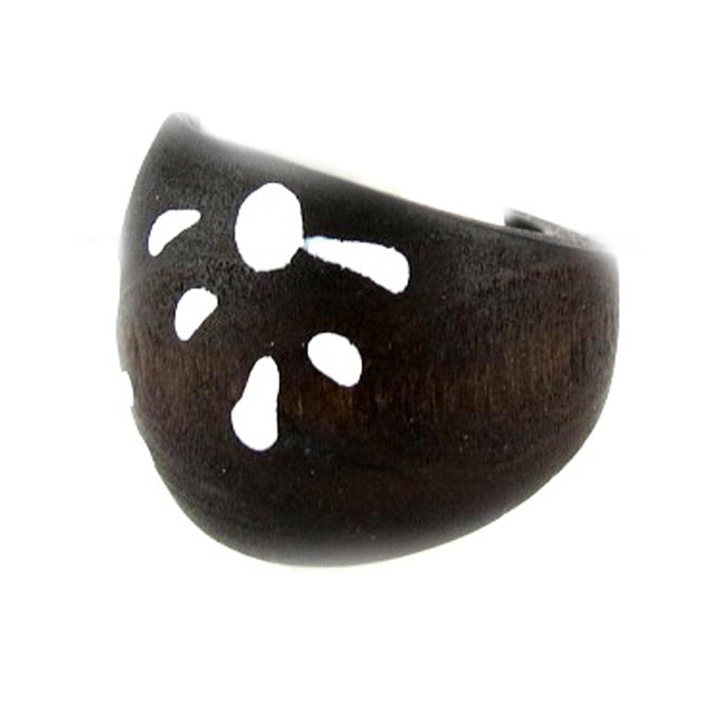 Černý 'Zulu' prsten