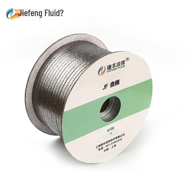 Сальниковая набивка из графита JieFeng 12x12mm (5kg roll)