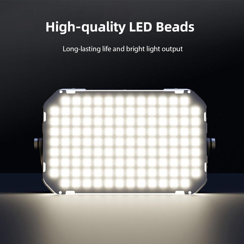 Přenosné LED video světlo Dvoubarevné teplotní fotografické výplňové světlo 3000K-9500K Vodotěsné IP65