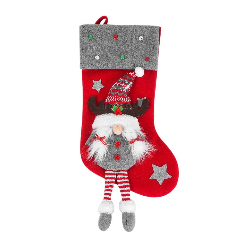 Snowman Christmas Gift Sock Santa Gift Bag Candy Bag Christmas Stocking Christmas Decor