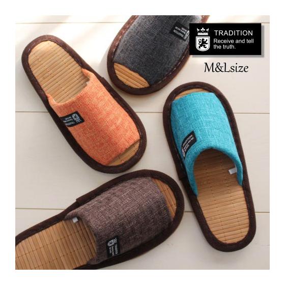 

Slippers for Summer 2 Pair Set Free Shipping Tradition Bamboo Slippers M/L Size Stylish Cool Visitors