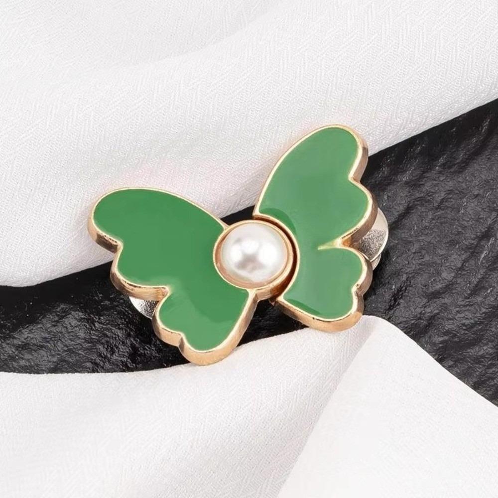 Adjustable Waist Buckle Butterfly Shape Pants Pins Waist Fastening Pins  Scarf Fastening