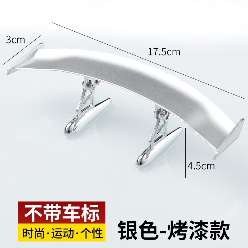 Universal Painted Mini Car Rear Spoiler No‑Drill Creative Personalized Modified Small Tail Wing Sport Car Decor Accessories