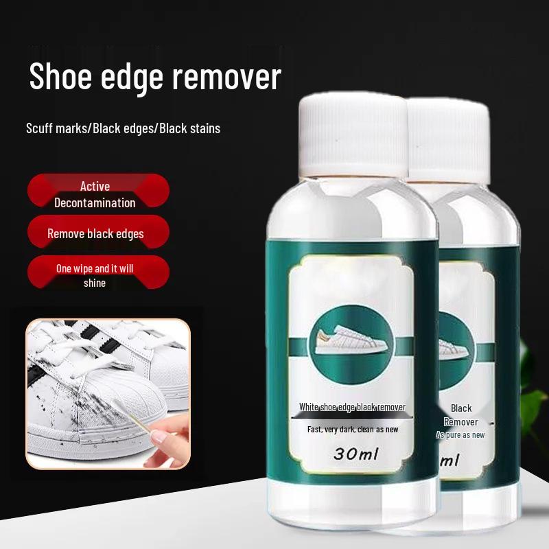 Shoe Edge Scratch Remover: Black Paint & Cleaner for White Leather Shoes, Repairs Marks & Stains