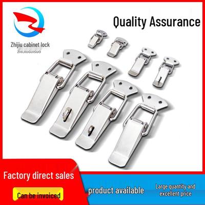 304 Stainless Steel Spring Toggle Latch for Aviation Cases, Bags, and Wooden Boxes