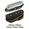 FLEOR Set of Alnico 5 Electric Guitar Single Coil Pickups Neck+Bridge Pickups TL Guitar Parts,Chrome/Golden/Black Choose