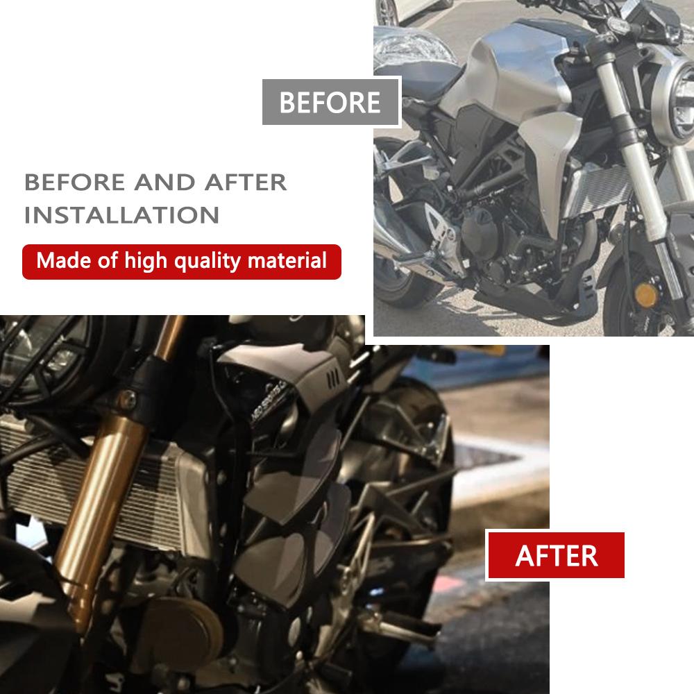 Motorrad Flügel Let Frontspoiler Stabilisator Für HONDA CB300R 2019-2025 2024 Dekorative Seitenverkleidung Winglet Windabweiser