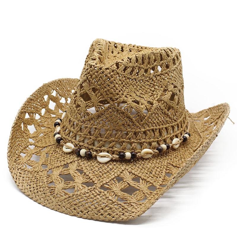 Summer Straw Hat With Wide Brim Style Sun Protection For Women