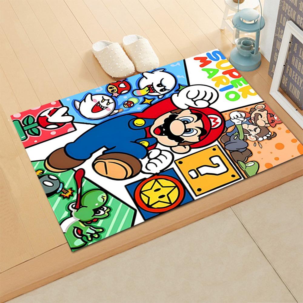 Super Mario Adventure for Living Room rug, Bedroom, Study Room, Hallway Decoration, Perfect for Home Decoration or Holiday Gifts