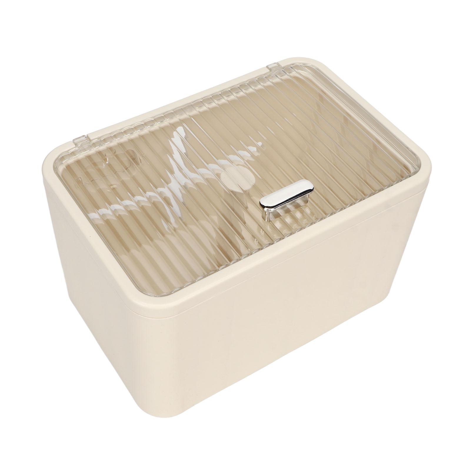

Wall Mounted Tissue Storage Box Punch Free Clear Dust Proof Hanging Face Towel Dispenser Box