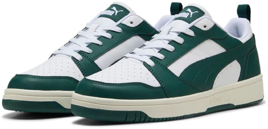 Кроссовки Puma Rebound V6 Low белый/темный мирт/теплый белый
