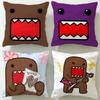 Classic Cartoon Domo Cushion Cover Soft  EasyWash Pillow Case  Versatile for Couch Bed Travel and Office