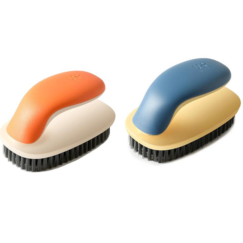 Soft Hair Shoe Laundry Brush Streamlined Shape Not Hurt Clothes Shoes With Handle Board Brush Multi-functional Cleaning Tool