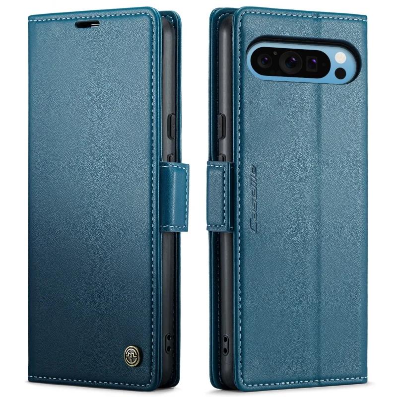 CaseMe PU Leather Magnetic Business Phone Case For Google Pixel 10 Pro XL 9 9a 8 Pro 7A Wallet Flip Case For Google Pixel10Pro
