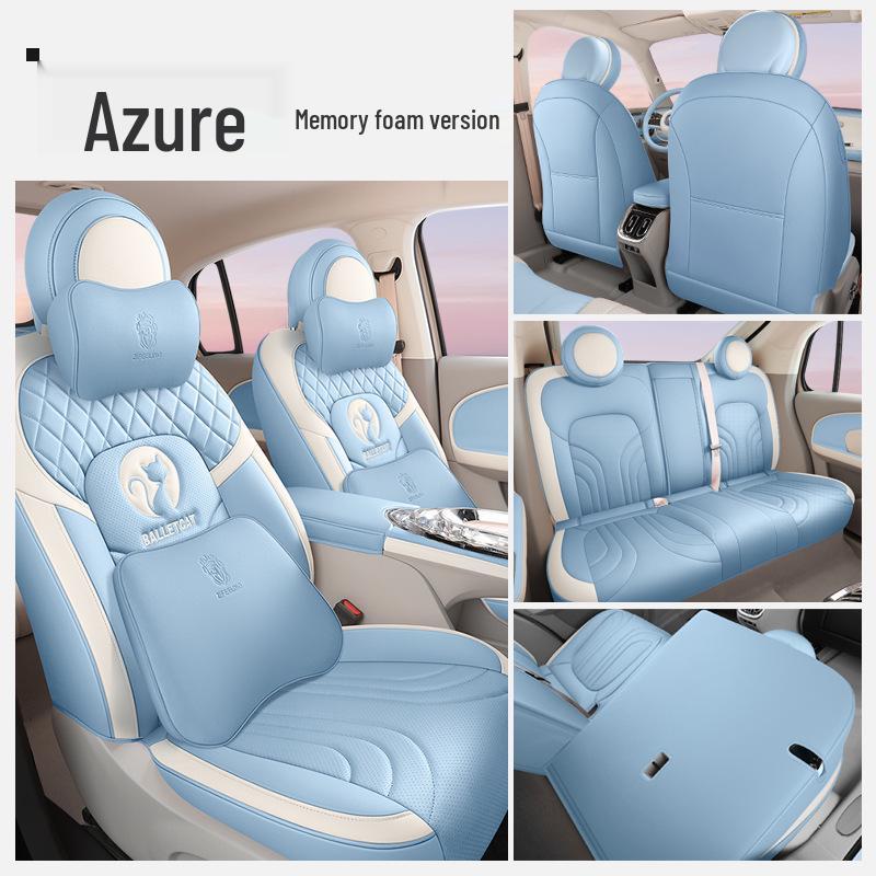 ZFL Leather Sports Seat Cushion for Great Wall ORA Ballet Cat - All-Season Car Seat Cover