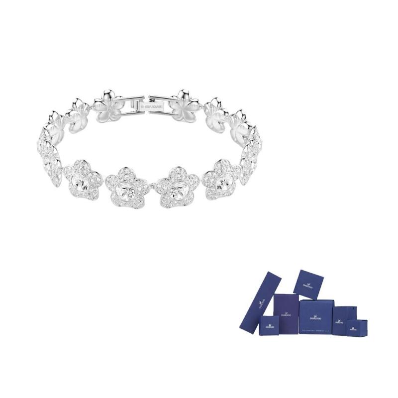 Swarovski x Ariana Grande Swarovski Crystal Bracelets Womens Silver F-Original brand box