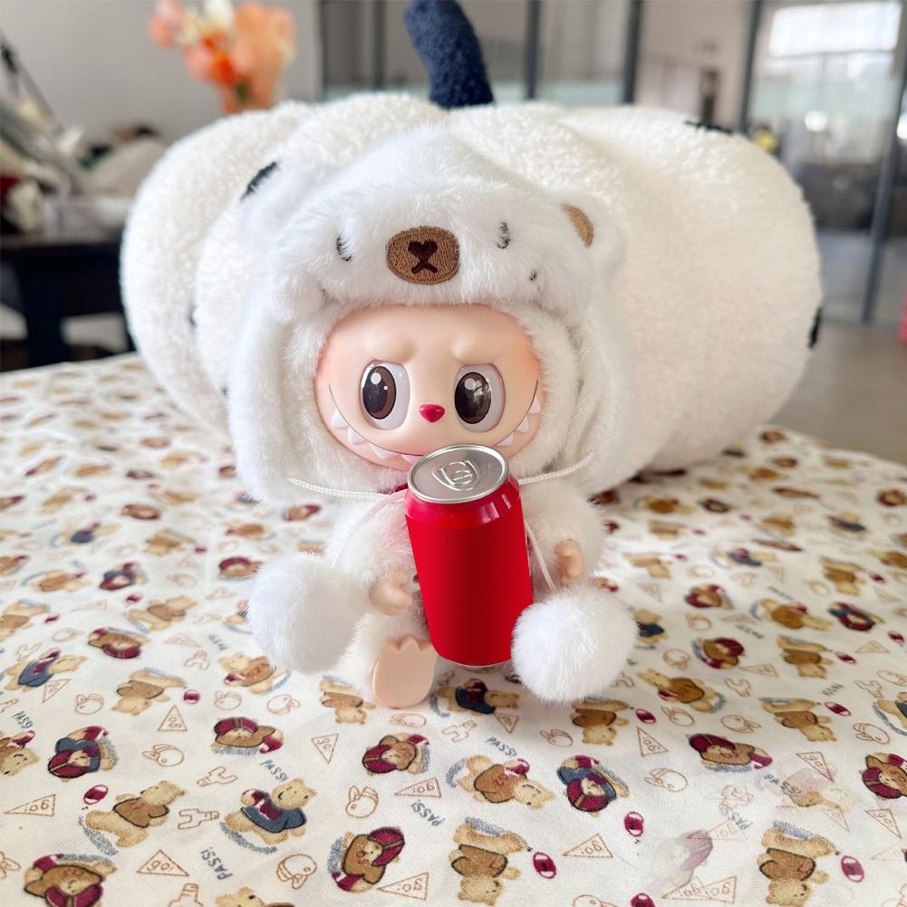 For 17cm Doll V1 V2 V3 Headwear Fashion Clothes Hoodies Doll Clothes Color Match Hoodies Dolls Accessories Cute Decoration Little Cloths