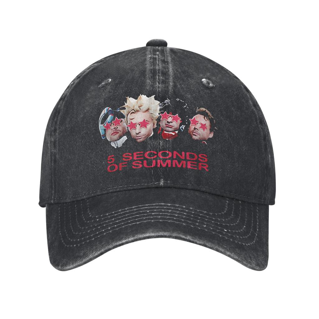 5so KAŽDÝ JE HVĚZDA 5 Seconds of Summer Kšiltovka Outfit Pro Muže Ženy Baseballové Čepice Retro Oblečení Snapback Čepice Nastavitelná