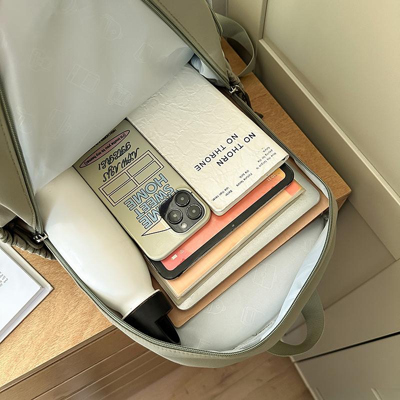 Large Capacity Junior High School Student Schoolbag Black Cat Women's Backpack Class Book Bag