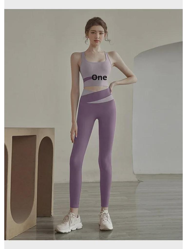 High-Waist Cross-Border Yoga Pants: Women's Hip-Lifting, Abdomen-Tightening, Quick-Dry, Elastic Fitness Trousers for Running