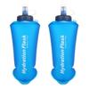 2 Pcs TPU Soft Water Bottle 500ml Portable Water Bottle Durable Collapsible Water Bottle  Cycling