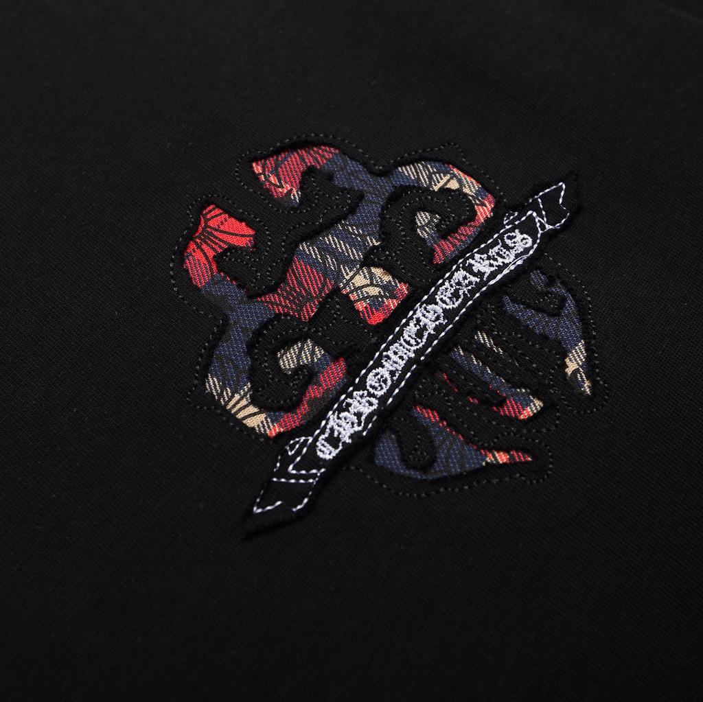 1976 CHROME HEARTS 2025 Summer New High Quality Cotton Round Neck Loose Large Size Men's and Women's T-shirt Couple T-shirt