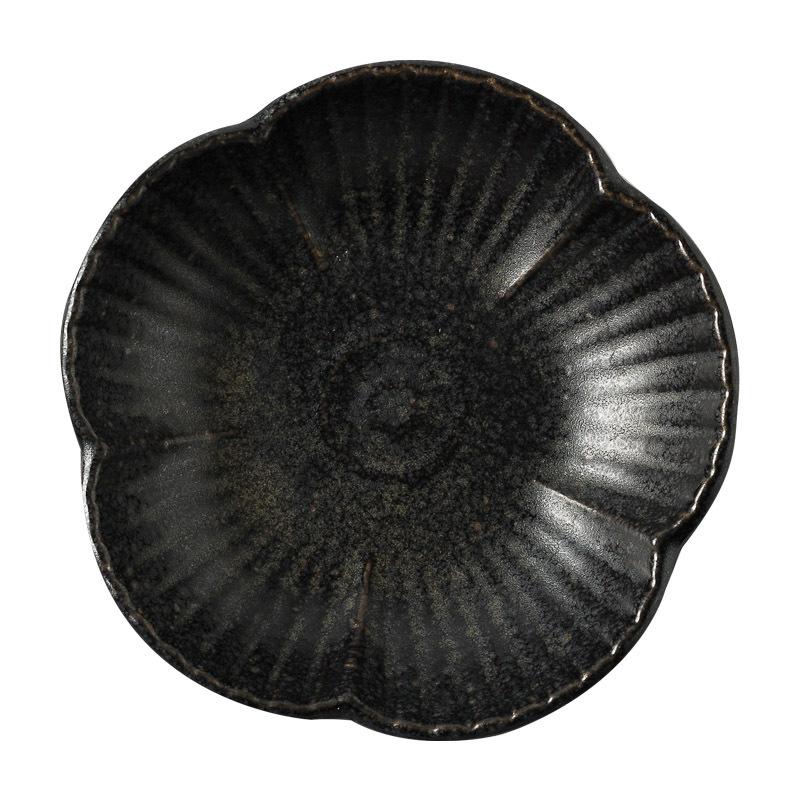 Retro Large Taste Plate New Restaurant Seasoning Plate Household Hot Pot Dipping Plate Sauce Oil Plate Restaurant Cold Dish