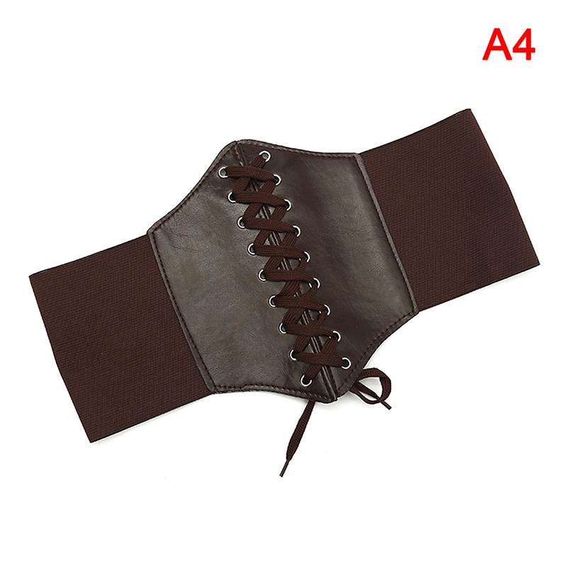 

Трендовый женский формирователь тела с пряжкой, широкий пояс, пояс под грудью, корсетный пояс коричневый