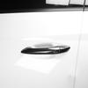 For Hyundai Tucson NX4 -2025 Touch / Button Version Exterior Carbon Fiber Bright Black Style Outer Door Handle Cover Trim