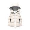 Kids Girls Winter Hooded Vest Sleeveless Warm Coat