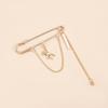 Elegant Pearl Chain Tassel Brooch Fashion Women Clothing Decor Accessories Jewelry Pin Pants Waist Adjust Pins Bag Pendant Gifts