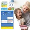 Wall Alphabet Pocket Chart All About Alphabet Chart A-B-C Flash Cards Learning Games Interactive Tool For Preschool Classroom