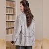 Women's Elegant Faux Fur Stand Collar Coat