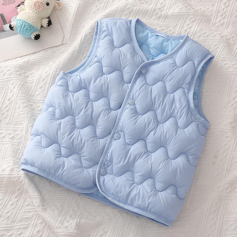 Children's Cotton Vest: Slim Fit, Warm & Thickened for Boys and Girls - Autumn/Winter Wear for Small and Medium Kids.