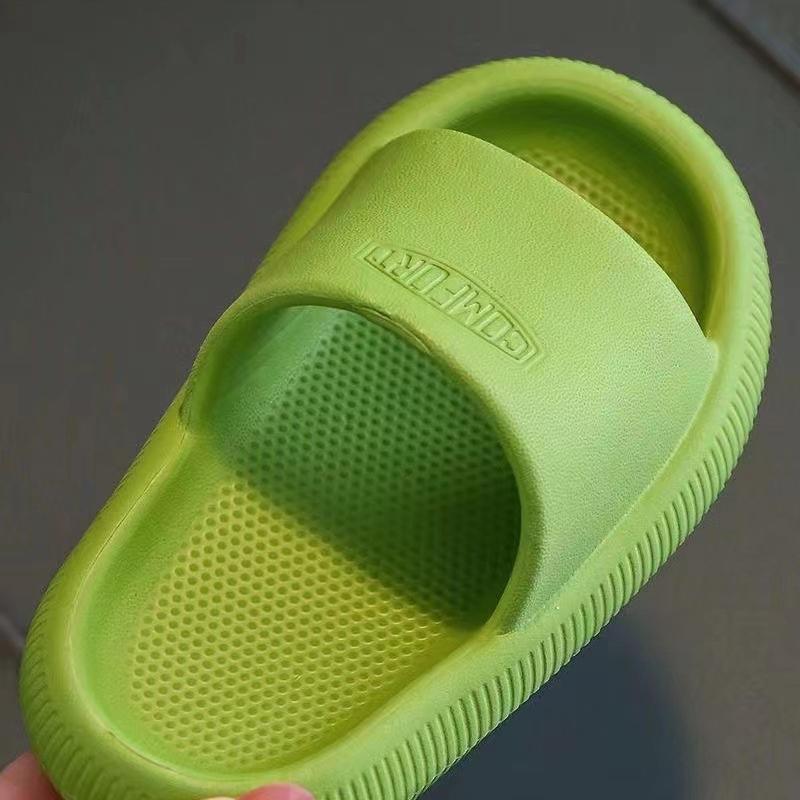 Kids Slippers Summer Solid Color Non Slip Soft Soled Children's Shoes Indoor Bath Boys and Girls Home Baby Slippers