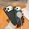 Carbon Fiber Kevlar Pattern for Magsafe Magnetic Phone Case for IPhone 17 Air 16 15 14 Plus 13 12 11 Pro Max Shockproof Cover