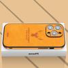 Magnetic Leather Phone Case for iPhone 11-16, Compatible with iPhone 12-15 Pro Max, Elk Head Design, Japanese & Korean Style