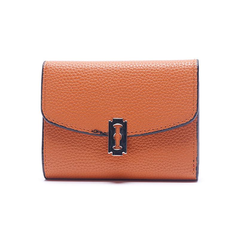 Portofel de damă ins, scurt, la modă, multicolor, multi-card, portcard, cu fermoar, portmoneu, multifuncțional