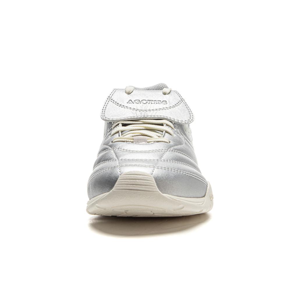 Li Ning Slip Resistant, Abrasion Resistant, Lightweight Low top Casual Shoes Women's Silver AGLV136-5